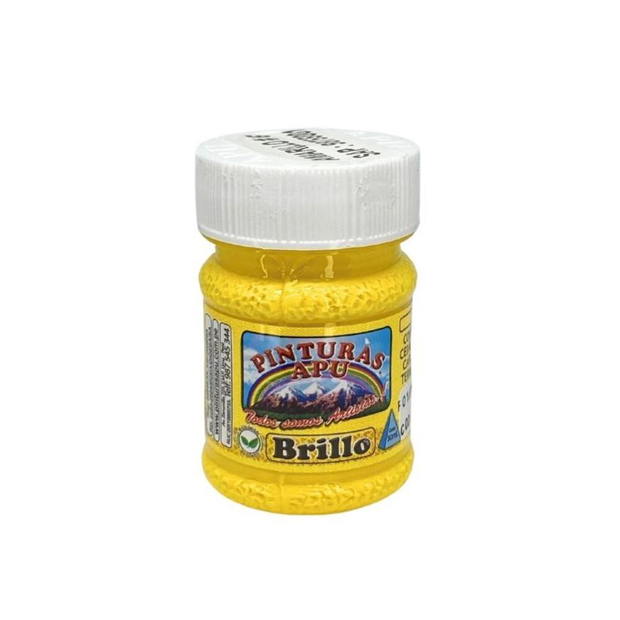 Pinturas Apu Con Brillo Amarillo 30ml