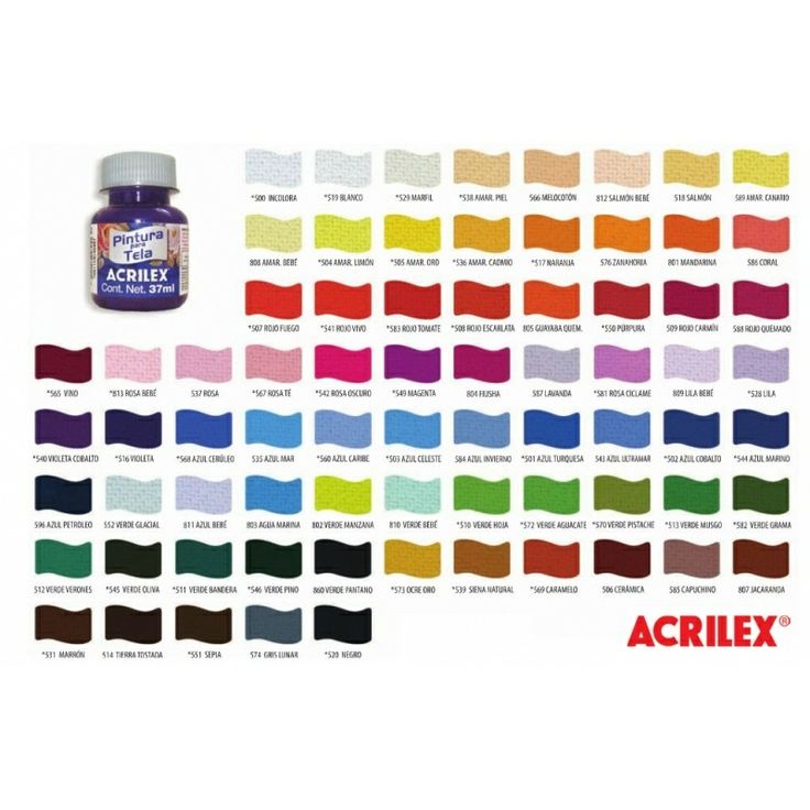 Pintura Para Tela Acrilex 37ml