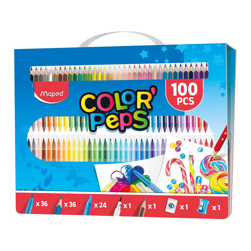 Set Para Colorear Maped Colorpeps X 100 Piezas