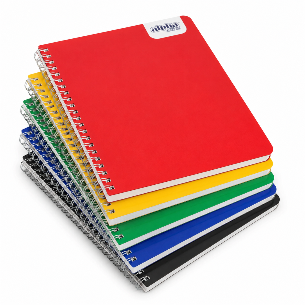 Cuaderno anillado 200 hojas tamaño A4 Alpha