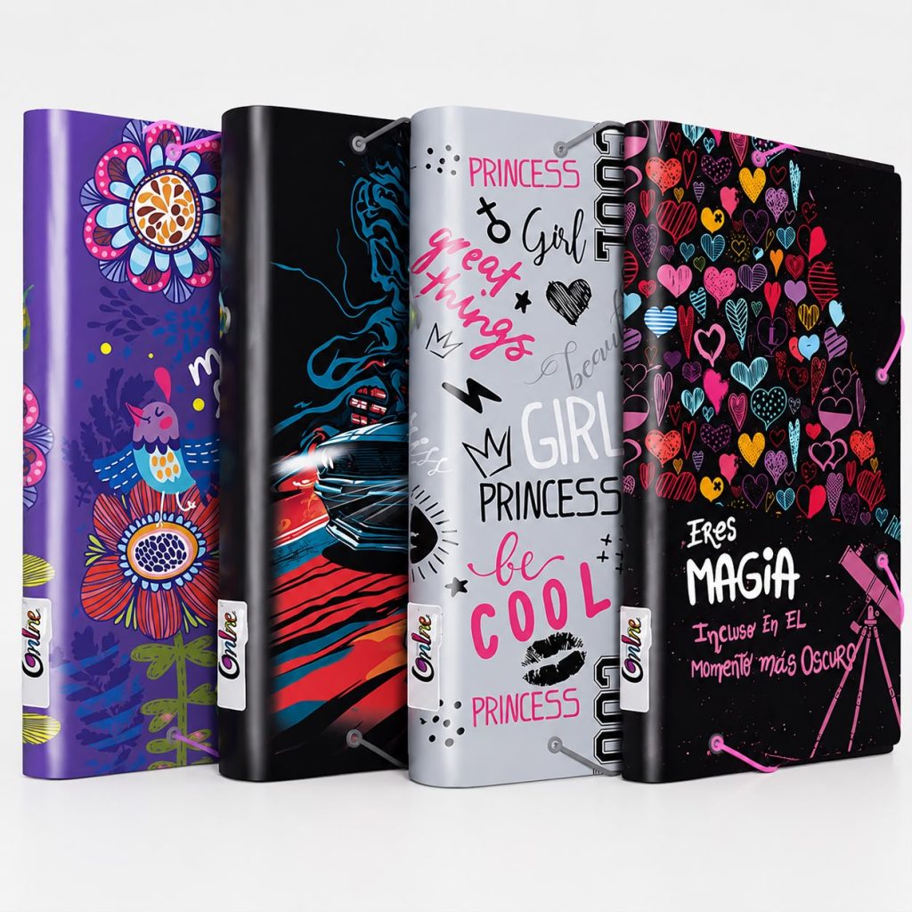 Carpeta portatodo con liga Online