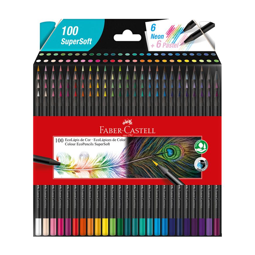 Colores Supersoft x 100 und Faber Castell