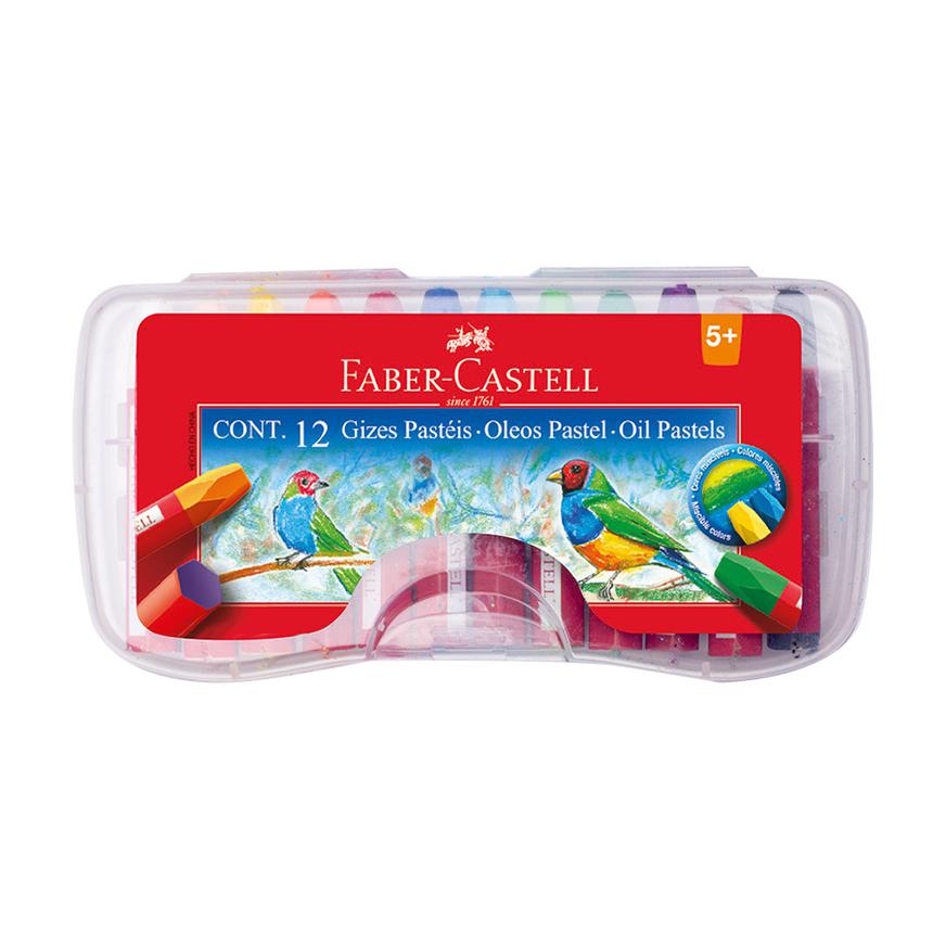 Oleo pastel x 12 und estuche rígido Faber Castell