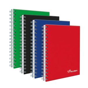 Cuaderno anillado tamaño A4 x 100 hojas Iris colors