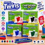 Cartucho de Tinta Twins para plumón recargables